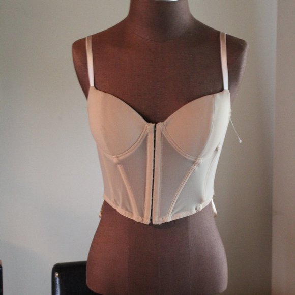 Corset Top Tan Size M - Picture 1 of 4